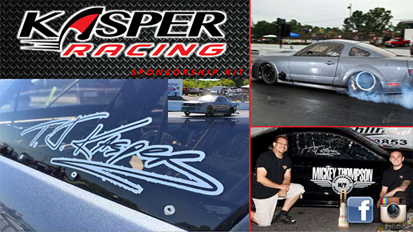We Invite You To Sponsor The Racing Organization Of Kasper Racing